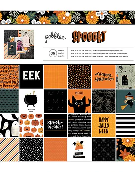 Pebbles Spooky Paper Pad 30x30cm