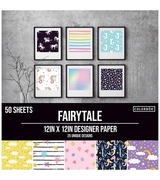 Colorbök Paper Pad 30x30cm Fairytale