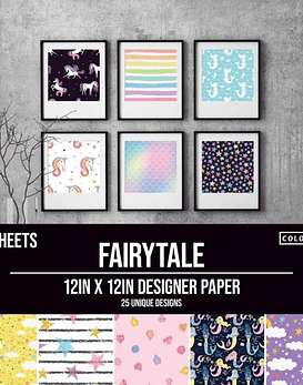 Colorbök Paper Pad 30x30cm Fairytale