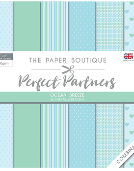 The Paper Boutique Block de papeles 20x20cm Perfect Partners