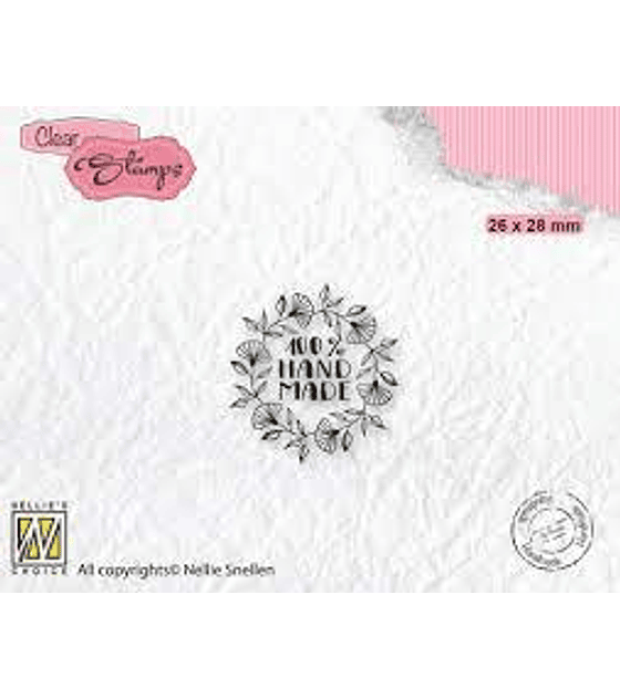 Nellie's Clear Stamp 100% Handmade