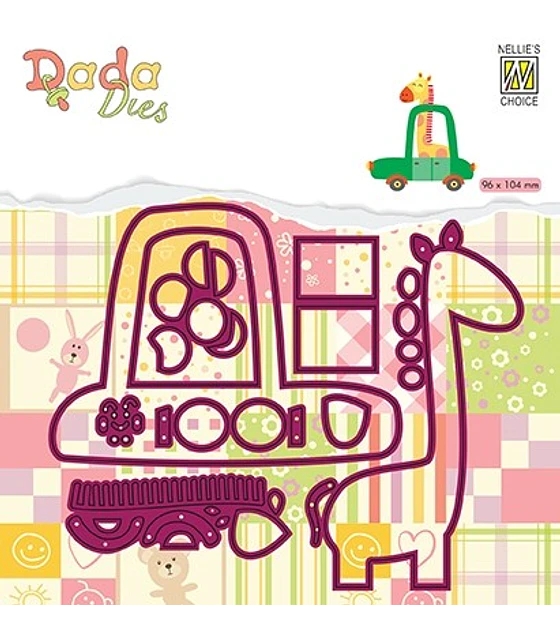 DADA Giraffe in a car