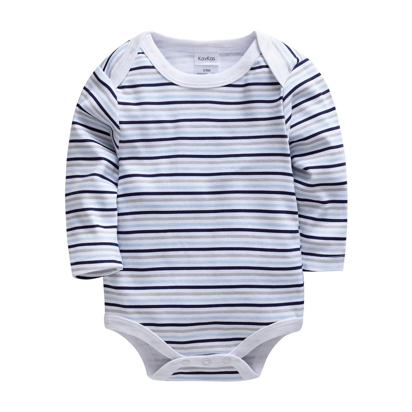 Bodys Manga Larga Niño 0/3 a 18/24 meses 100% algodón 7