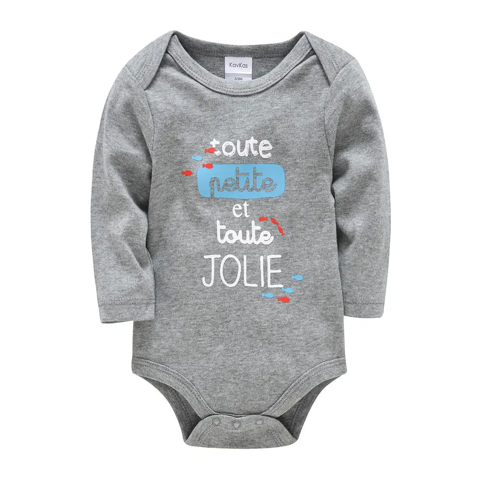 Bodys Manga Larga Niño 0/3 a 18/24 meses 100% algodón 13