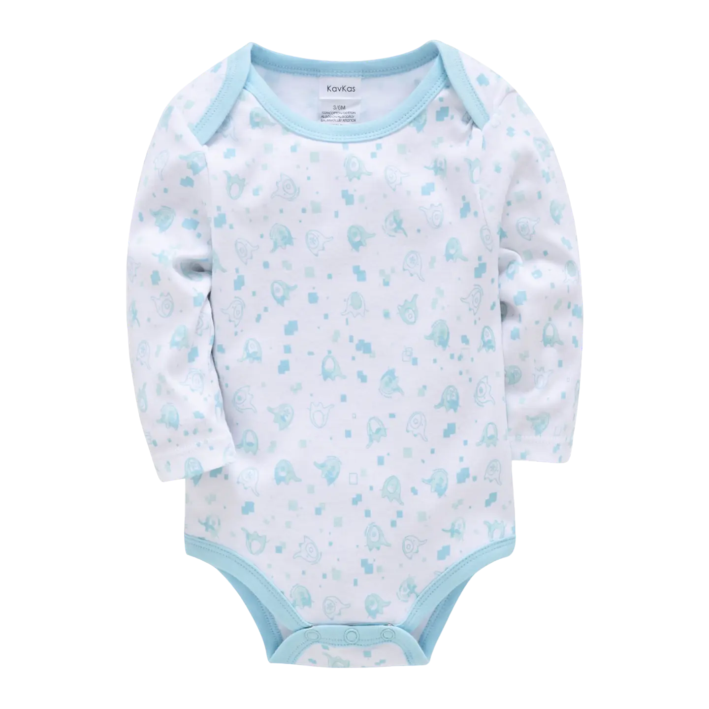 Bodys Manga Larga Niño 0/3 a 18/24 meses 100% algodón 15