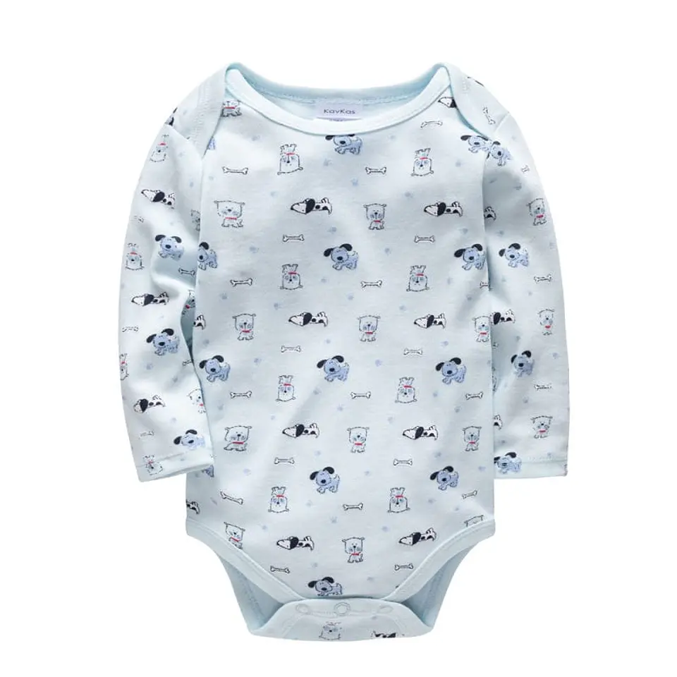 Bodys Manga Larga Niño 0/3 a 18/24 meses 100% algodón 12