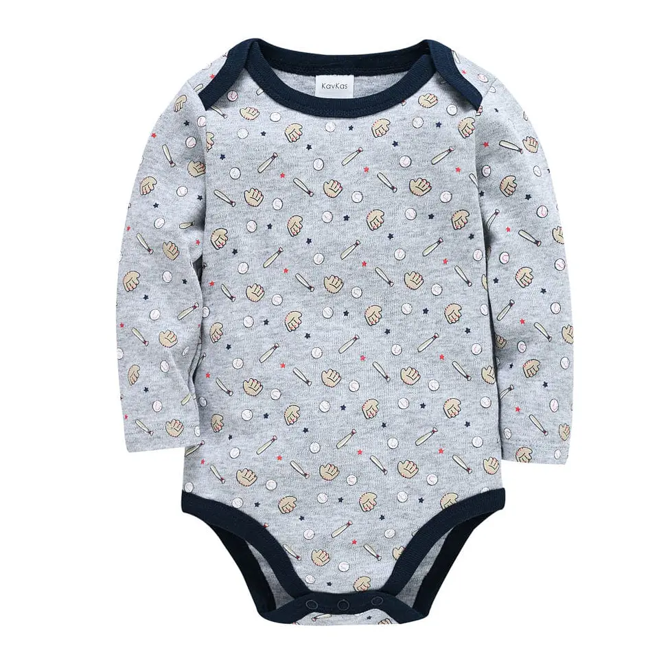 Bodys Manga Larga Niño 0/3 a 18/24 meses 100% algodón 6