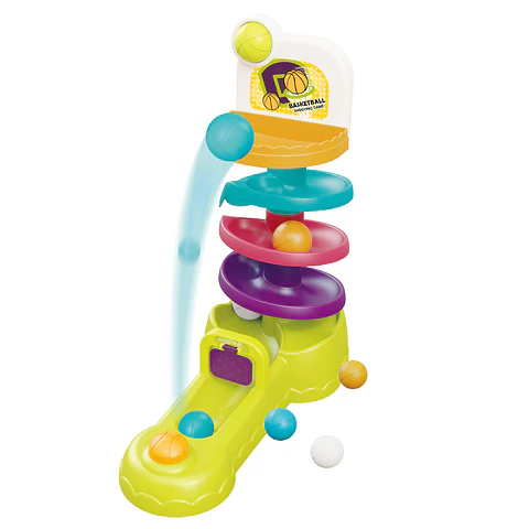 Juego de tiros de baloncesto para bebés.
