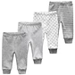 Set 4 Pantalones sin pie 100% algodón  - Miniatura 3