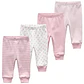 Set 4 Pantalones sin pie 100% algodón  - Miniatura 1