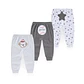 Set 3 Pantalones sin pie 100% algodón  - Miniatura 2
