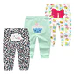 Set 3 Pantalones sin pie 100% algodón  - Miniatura 4