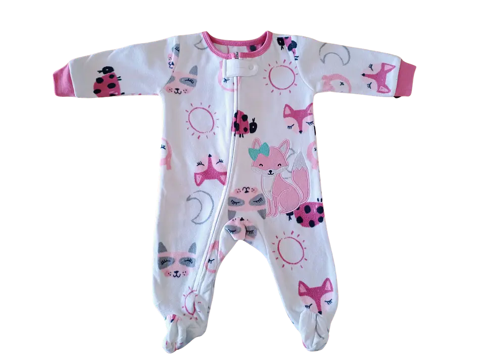 Pijama de Polar Con Pie  3