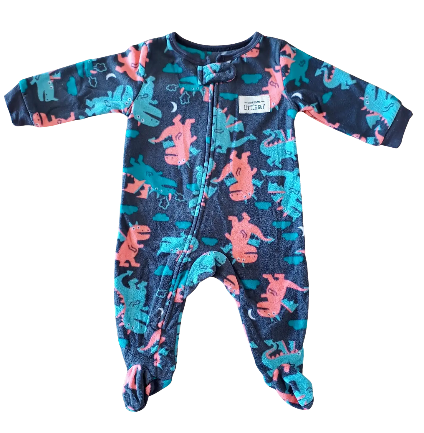 Pijama de Polar Con Pie  6