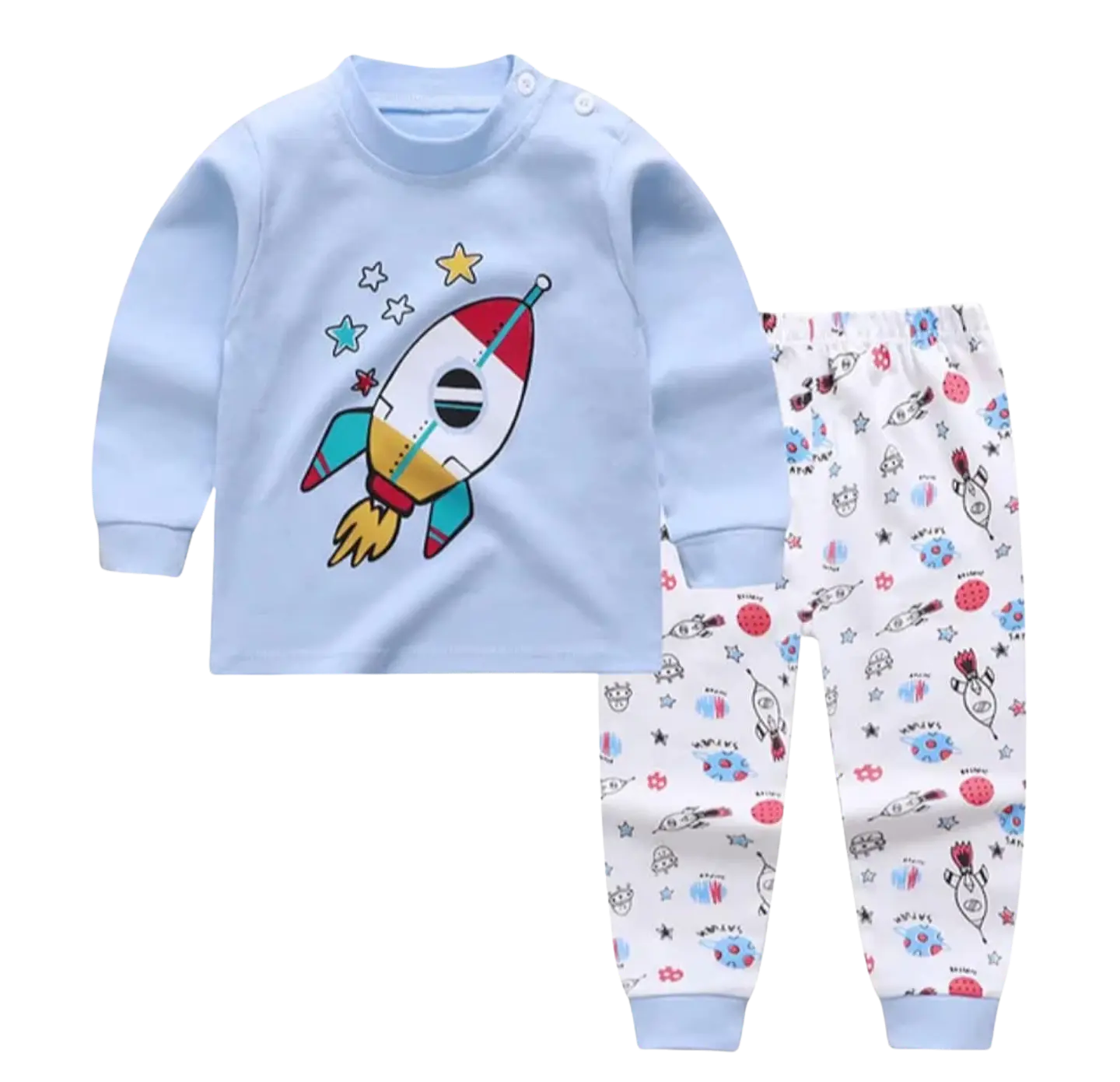 Pijamas 2 piezas 100% algodón  3