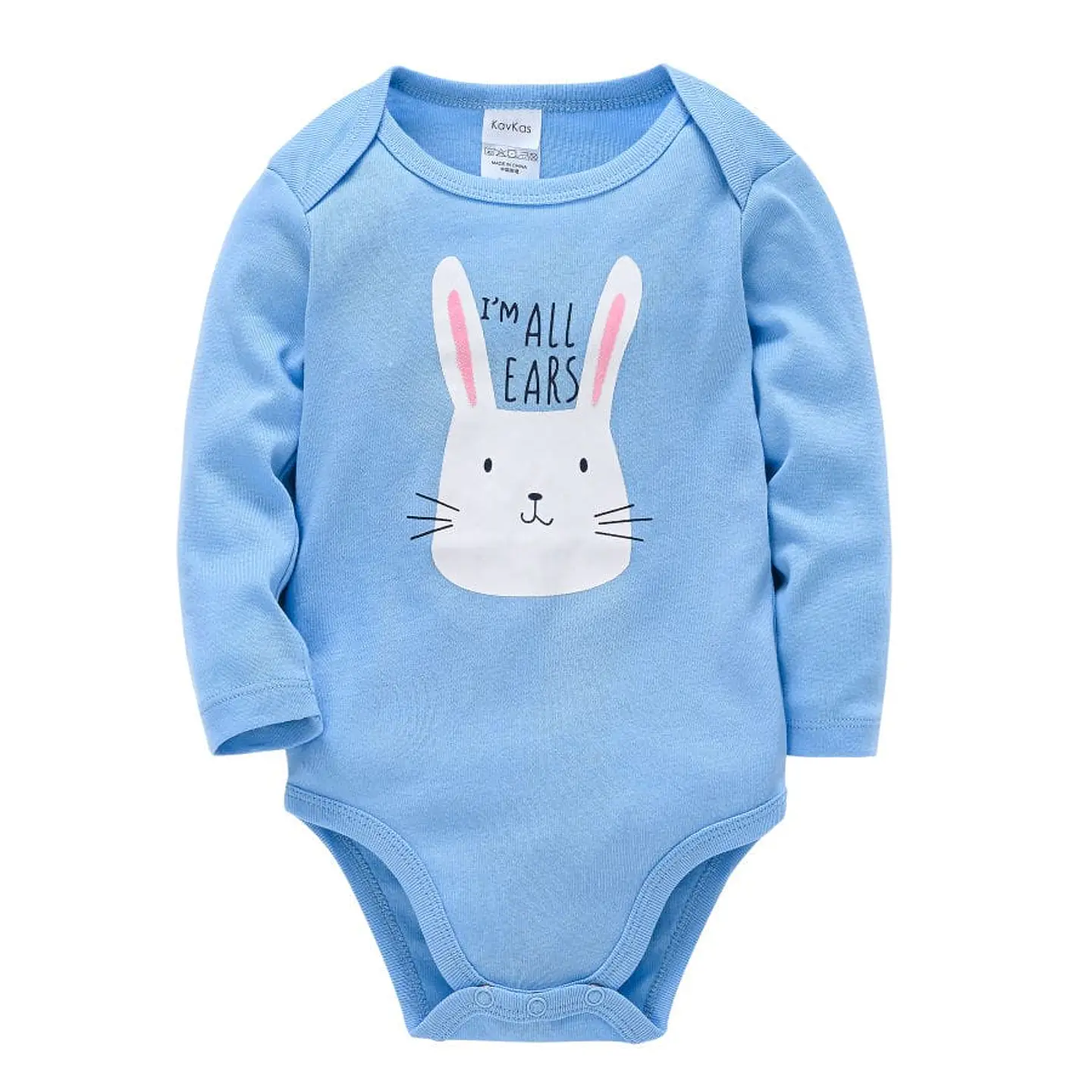 Bodys manga larga para bebé niño 100% algodón | 0 a 24 meses 18
