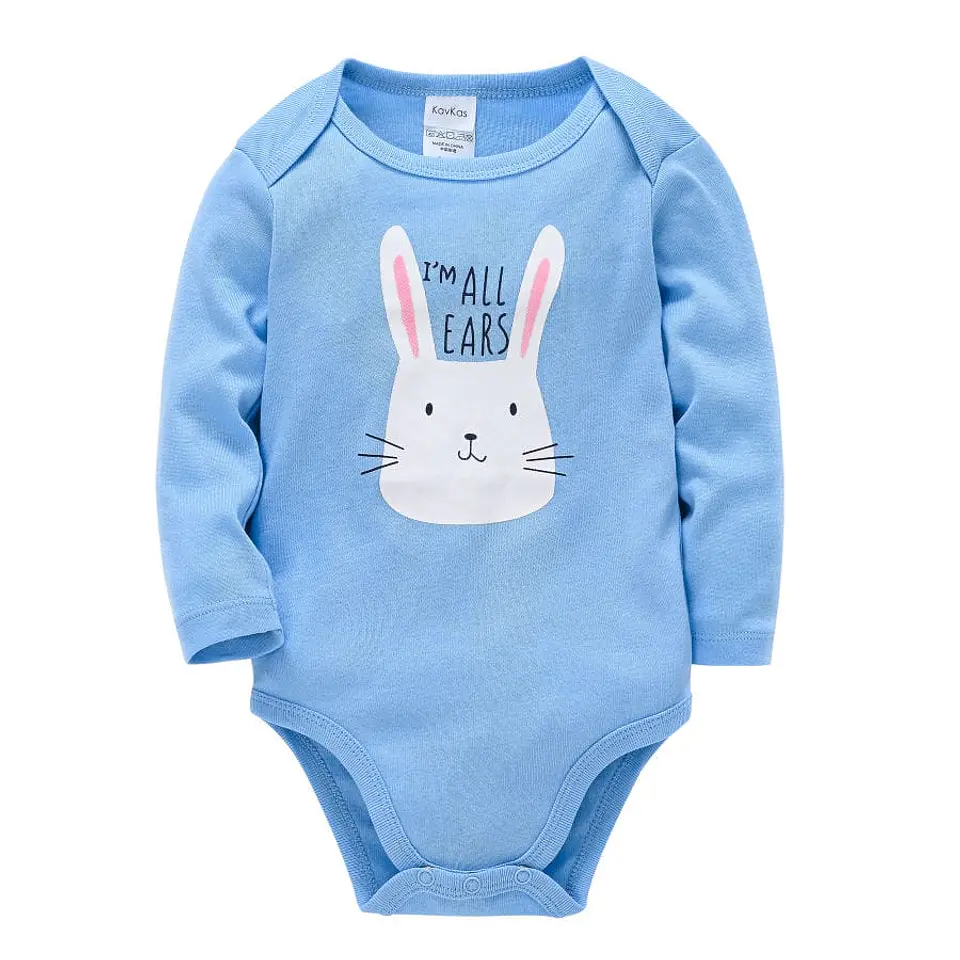 Bodys manga larga para bebé niño 100% algodón | 0 a 24 meses 18