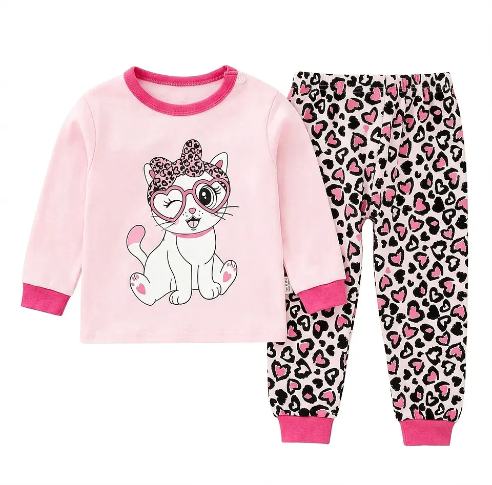 Pijamas 2 piezas 100% algodón  16