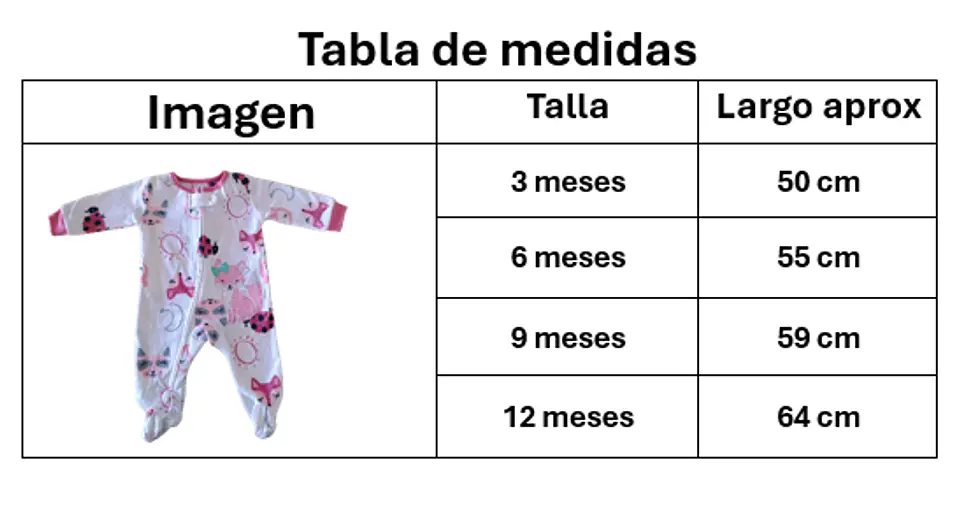 Pijama de Polar Con Pie  9