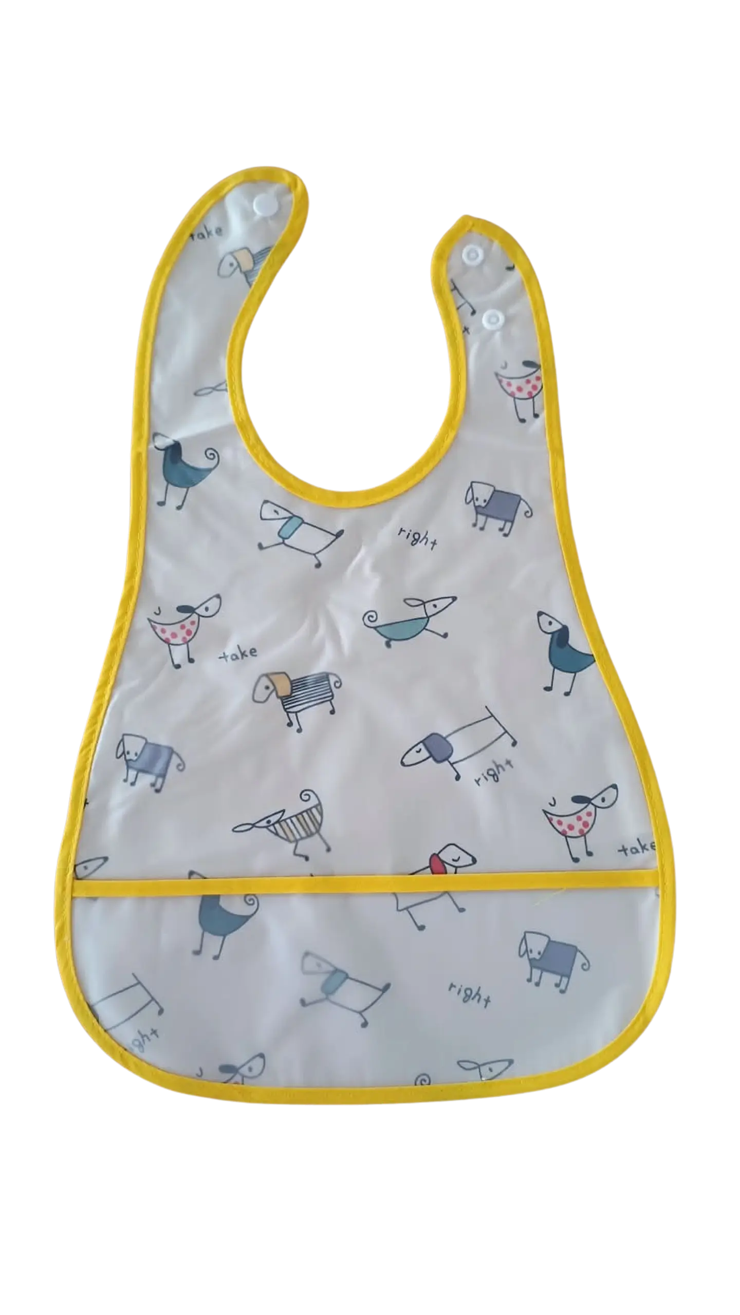 Babero Impermeable con Bolsillo para Bebé | Mis Puntitos 5