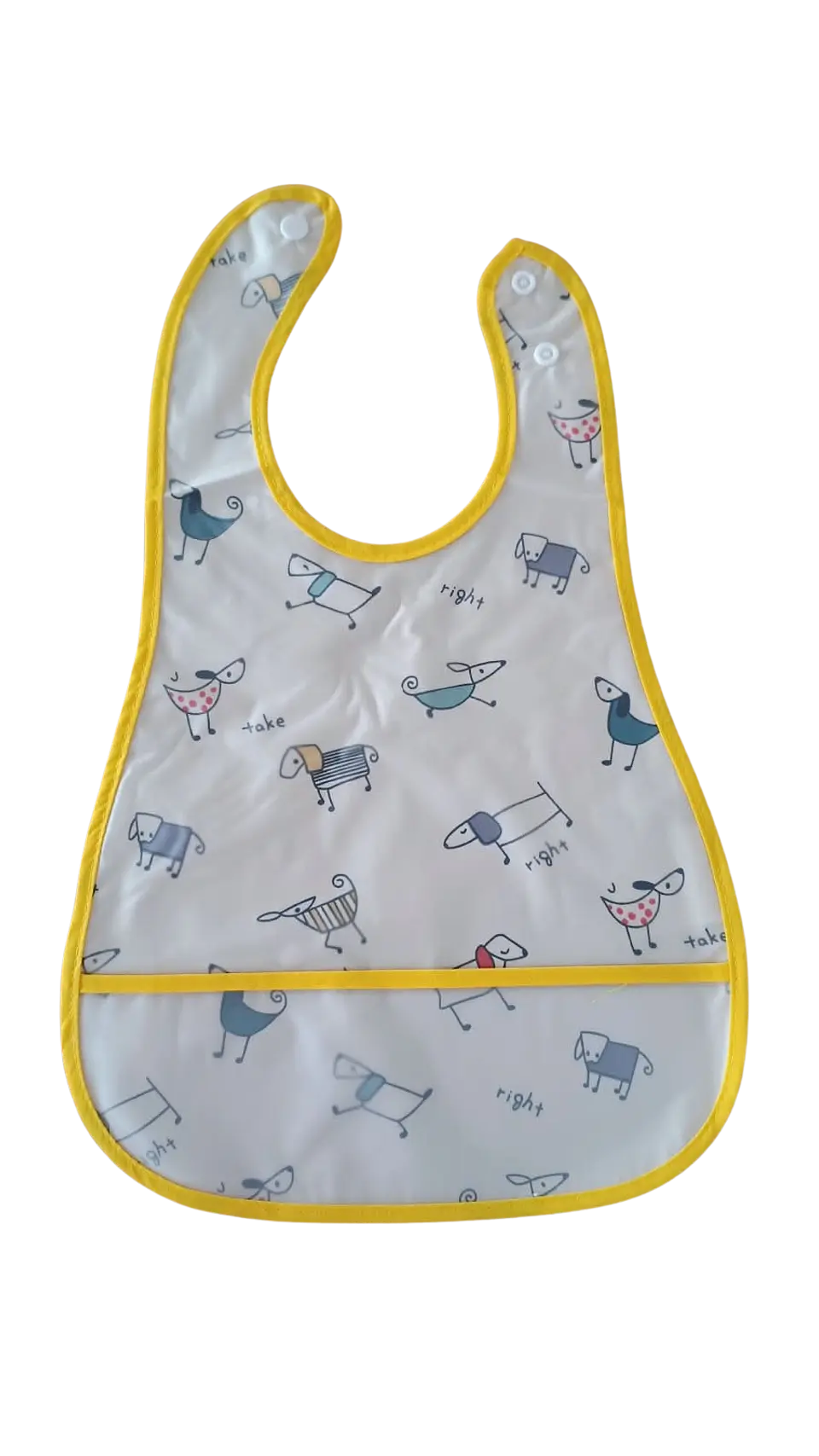 Babero Impermeable con Bolsillo para Bebé | Mis Puntitos 5