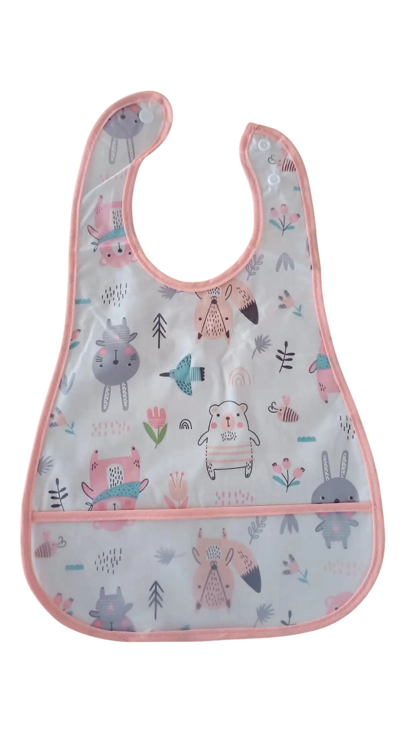 Babero Impermeable con Bolsillo para Bebé | Mis Puntitos 9