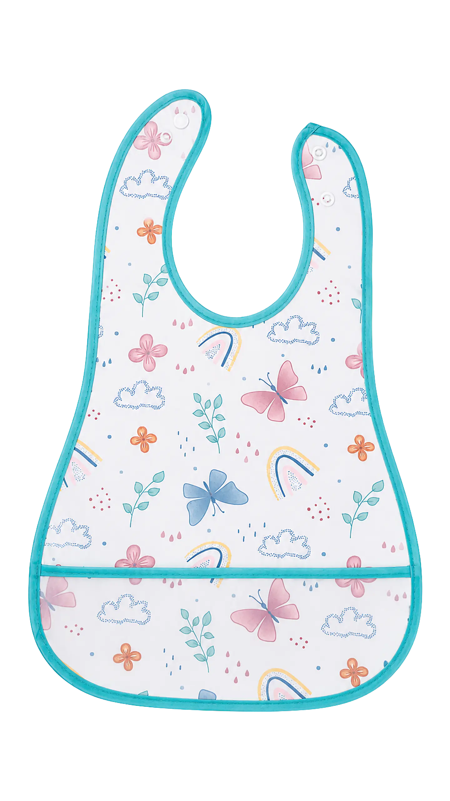 Babero Impermeable con Bolsillo para Bebé | Mis Puntitos 11