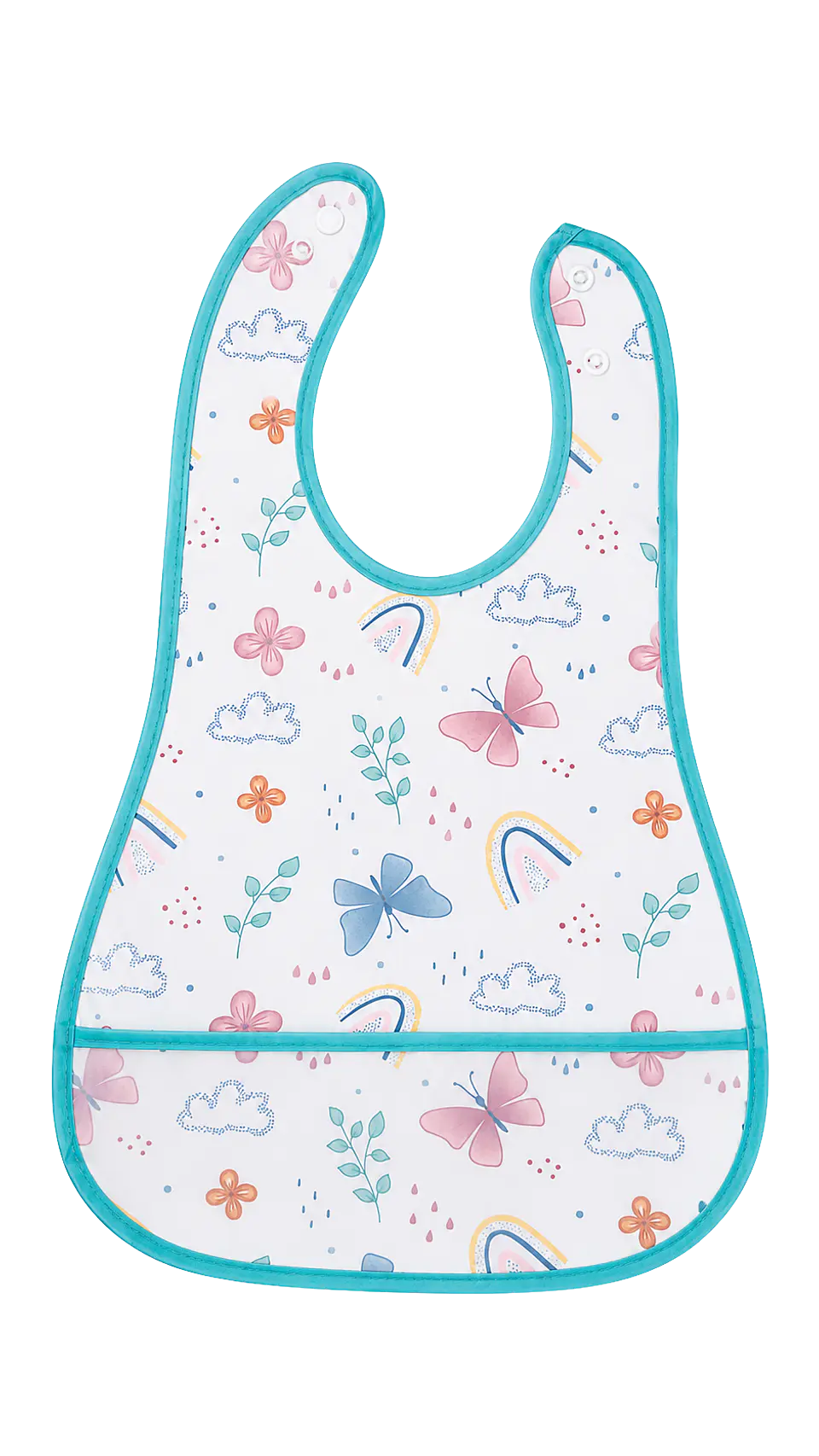 Babero Impermeable con Bolsillo para Bebé | Mis Puntitos 11