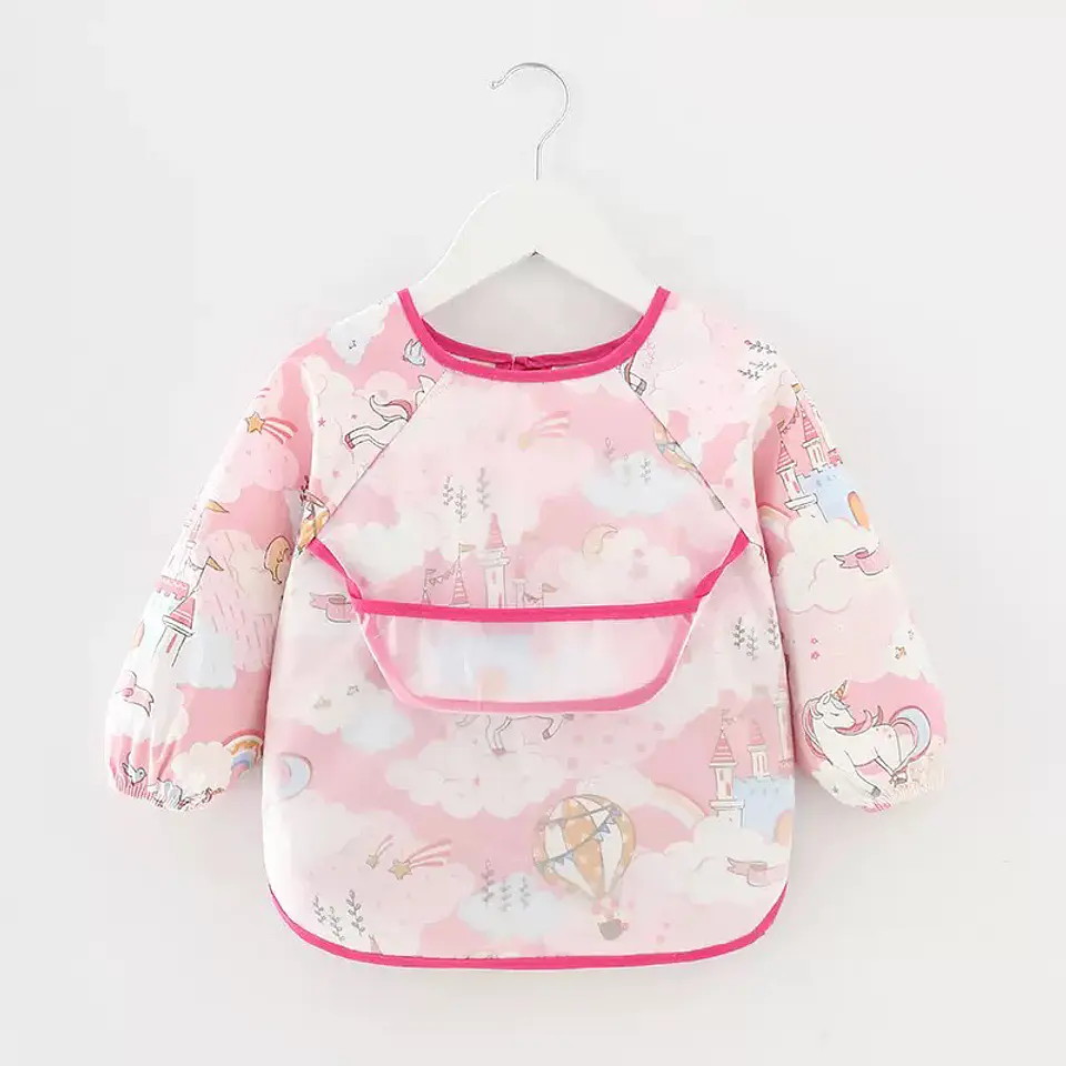 Babero impermeable con Manga para Bebé 3