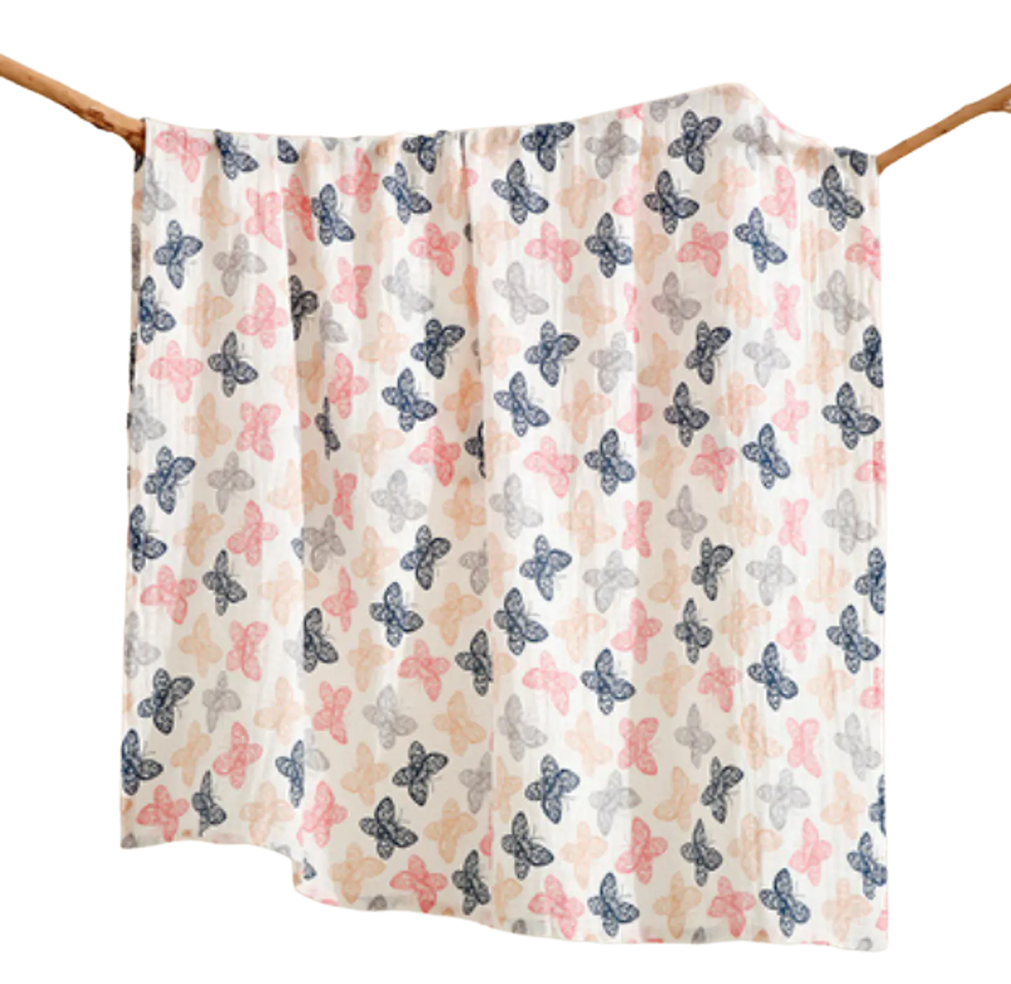 Manta o Tuto de Algodón Grande para Bebé (110x120 cm) 2