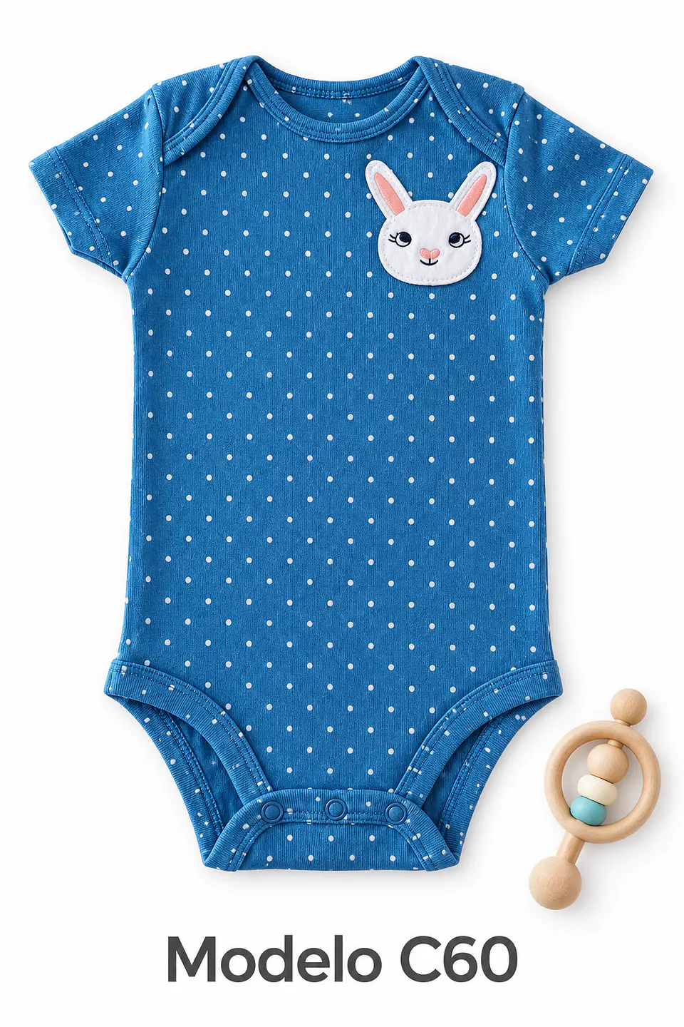 Body manga corta para niña 100% algodón 16