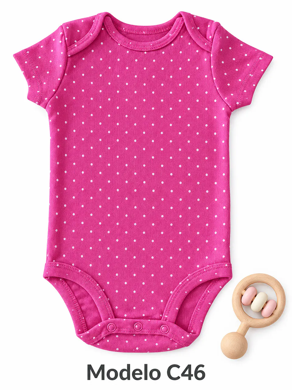 Body manga corta para niña 100% algodón 2