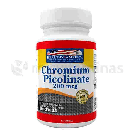Chromium Picolinate 200 mcg 100 Softgels