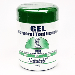 Gel Frio Corporal Tonificante 500g Natubell