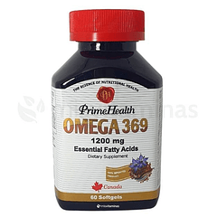 Omega 3-6-9 1200 mg 60 Softgels Prime Health