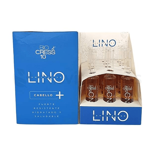 Semillas de Lino Tratamiento 12 Ampollas Bio Cress 10 2