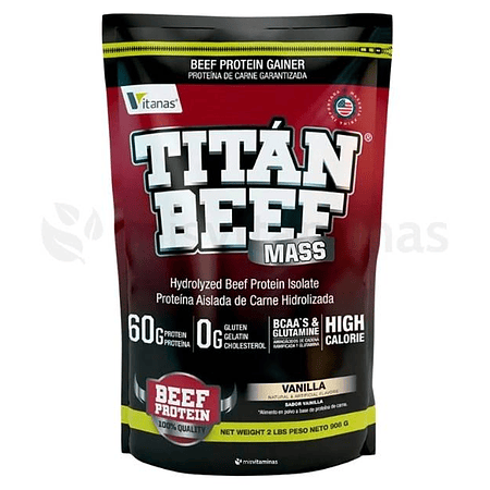 Titan Beef Mass 2 Libras Bolsa 