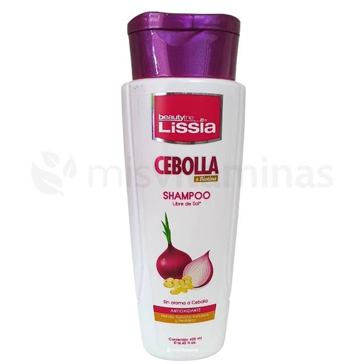 Shampoo Cebolla y Biotina Lissia Mis Vitaminas
