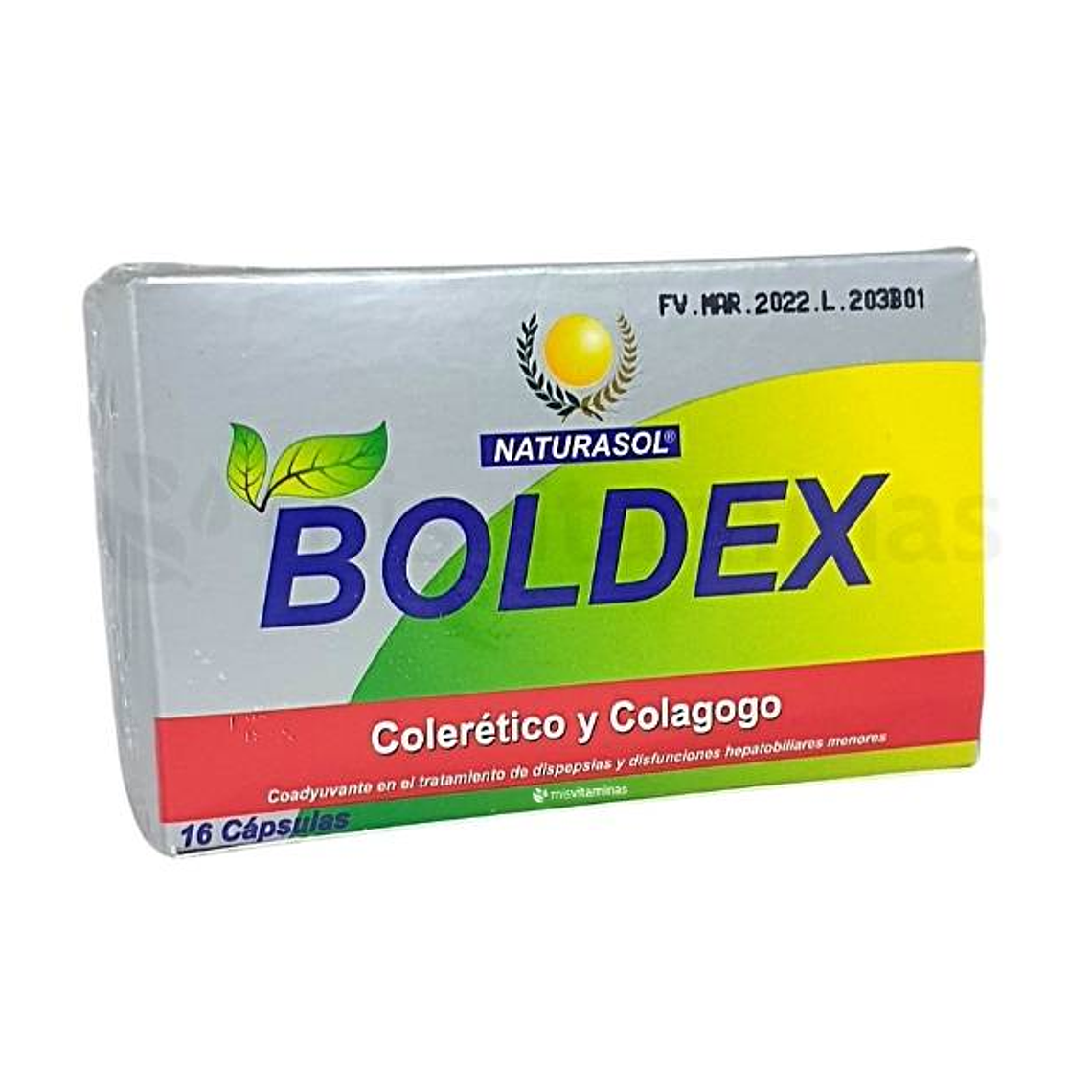 Boldex Purgante 16 Cápsulas Naturasol 1