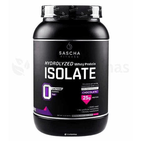 Sascha Whey Protein Isolate Chocolate 2.17 libras