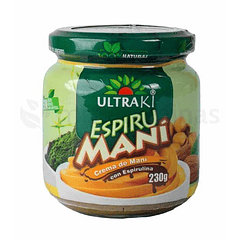 Espirumaní Crema de Maní con Espirulina Ultraki 230 gr
