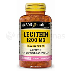 Lecithin 1200 mg 100 Softgels Mason Natural 