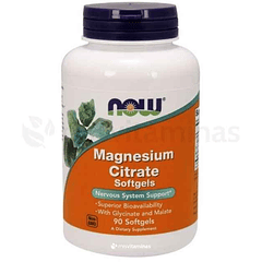 Magnesium Citrate 400 mg Now 90 softgels