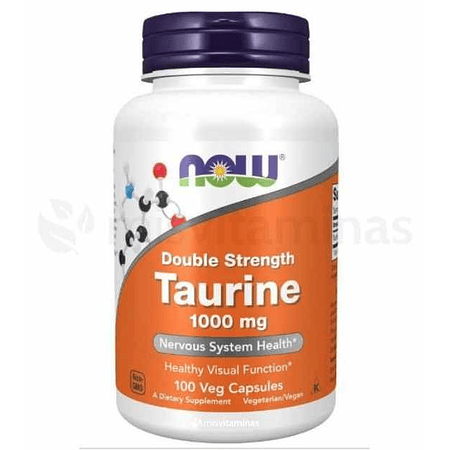 Taurine 1000 mg Now  100 Cápsulas