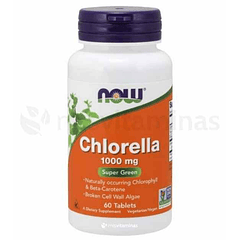 Chlorella 1000 mg Now  60 Tabletas