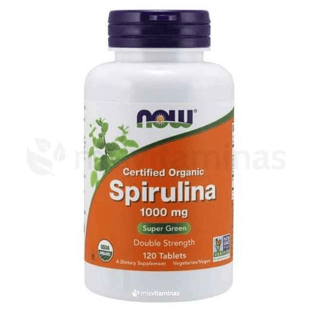 Spirulina 1000 mg Now Foods 120 tabletas