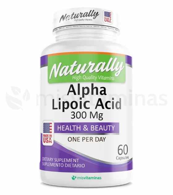 Alpha Lipoic Acid 300 mg | Naturally | Mis Vitaminas