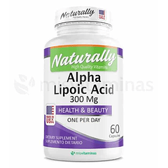 Alpha Lipoic Acid 300 mg 60 Cápsulas