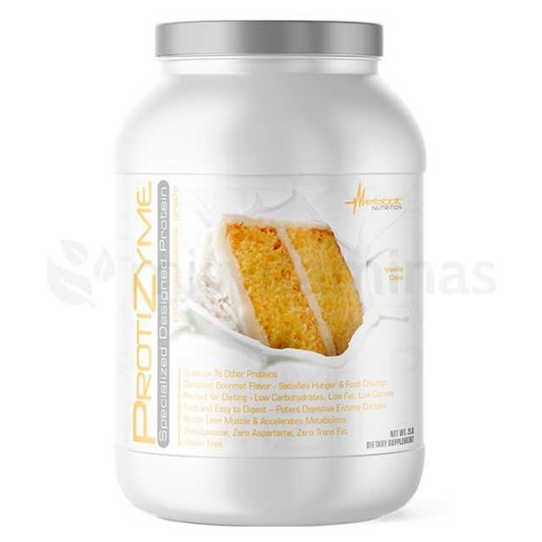 Protizyme Vainilla Cake 2 libras Metabolic Nutrition 