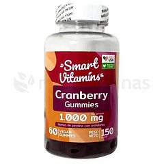 Cranberry 1000 mg 60 Gomas Smart Vitamins